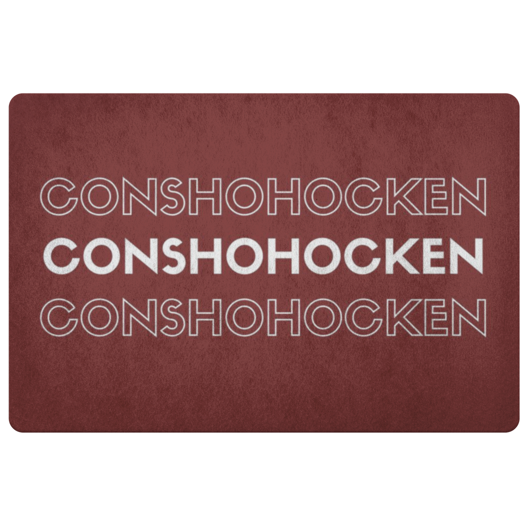 Welcome family and friends with this Conshohocken doormat