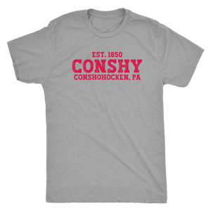 Conshy Establish 1850 T-Shirt Grey and Red