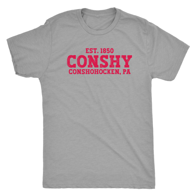 Conshy Establish 1850 T-Shirt Grey and Red