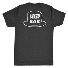 Brown Derby Bar Double Sided Mens Triblend T-Shirt