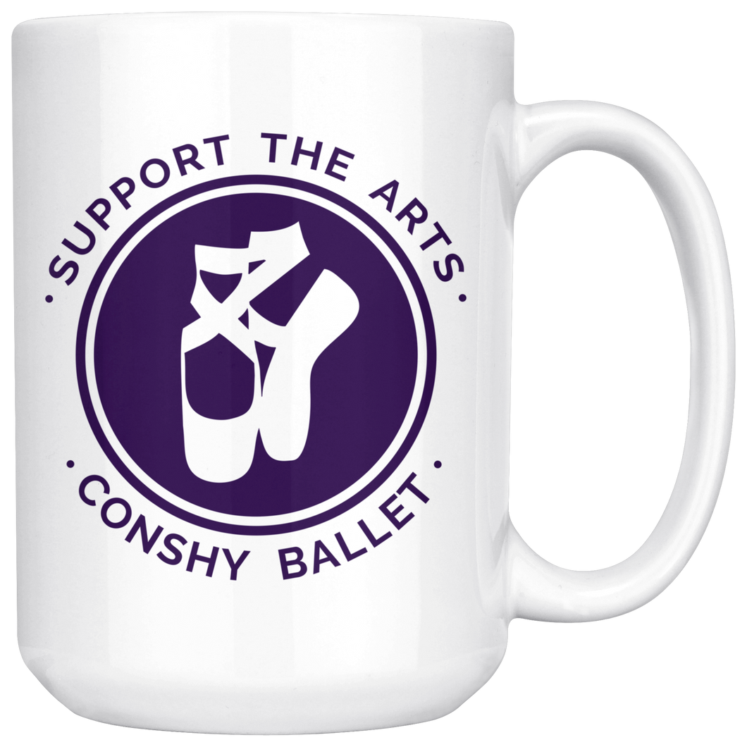 Support The Arts - Conshy Ballet 15oz Ceramic Mug