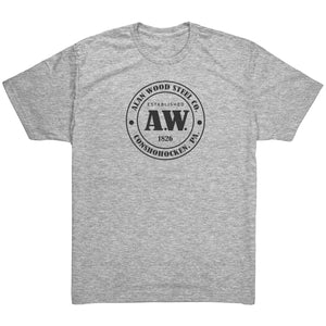 Alan Wood Steel Next Level T-Shirt (black logo)