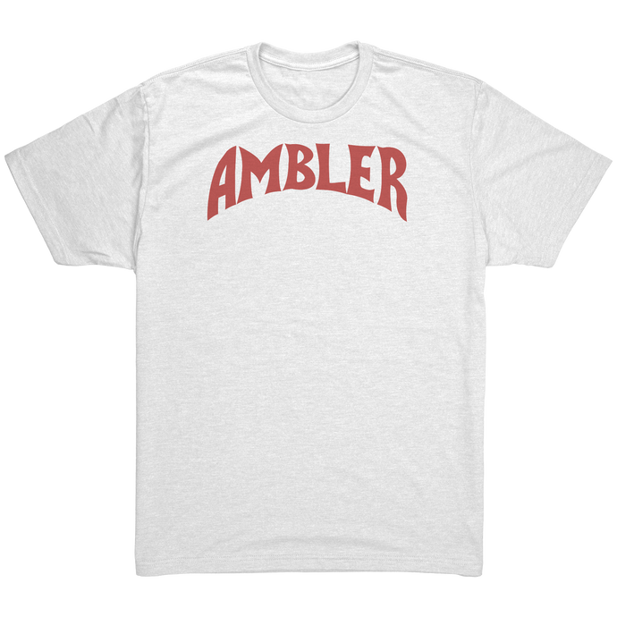 Ambler_Red_Logo_Next_Level_Triblend_T-Sh_Heather_White_Mockup.png