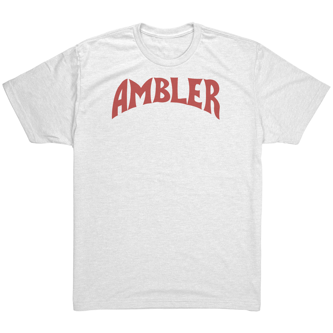 Ambler_Red_Logo_Next_Level_Triblend_T-Sh_Heather_White_Mockup.png