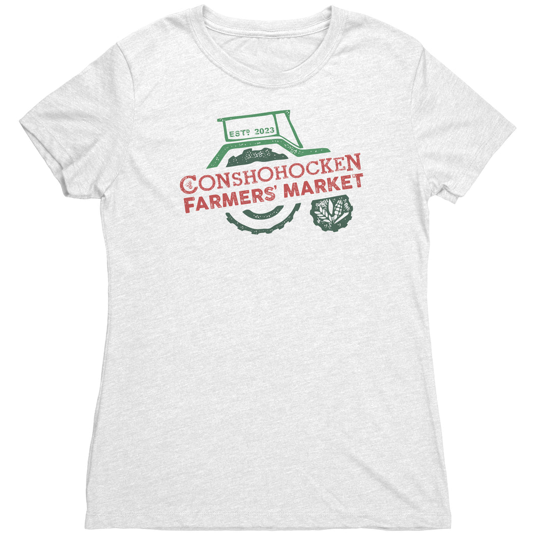 Conshohocken Farmers' Market Women's Triblend Shirt