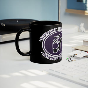 Conshy Ballet 15oz Black Mug