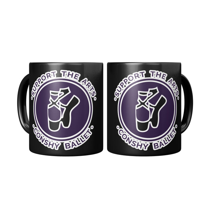 Conshy Ballet 15oz Black Mug