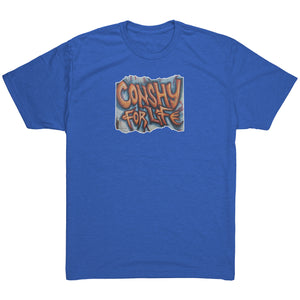 Conshy for Life (White Outline) Next Level Triblend T-Shirt