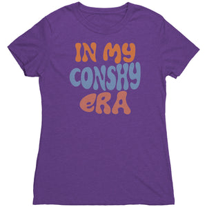In My Conshy Era - Women's Next Level Triblend T-Shirt - Tri Color
