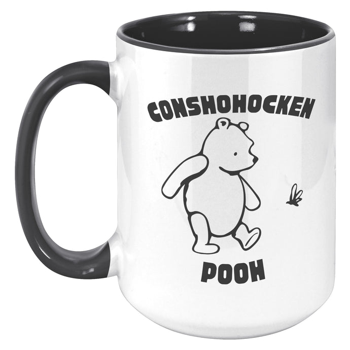 Public Domain Pooh as Conshohocken Pooh Accent Mug