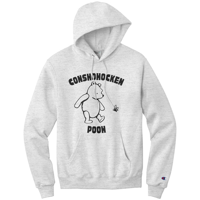 Public Domain Pooh as Conshohocken Pooh Hoodie - Champion