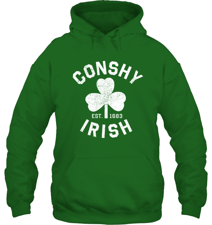 Conshy Irish Green Unisex Hoodie