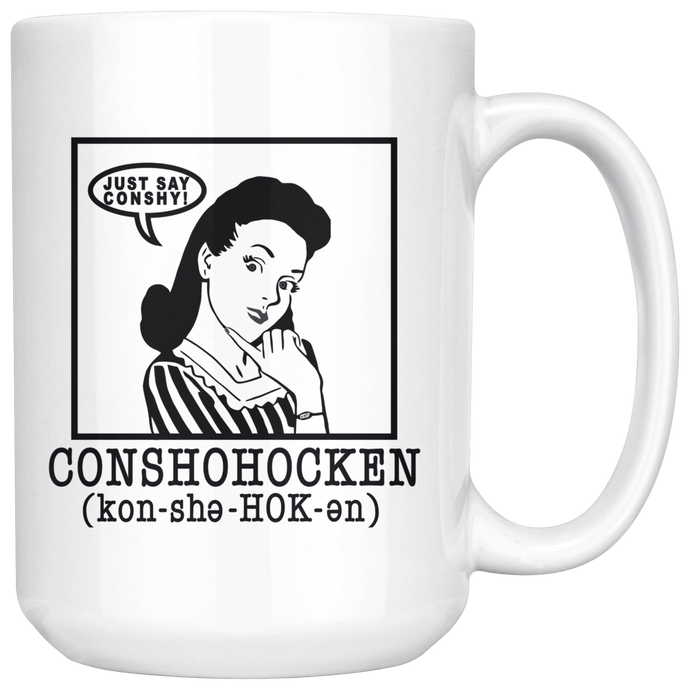 Just Say Conshy Mug - Female Design