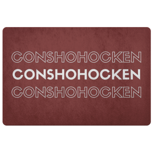 Welcome family and friends with this Conshohocken doormat