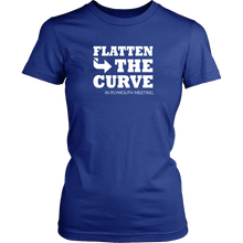 Flatten The Curve in Plymouth Meeting - Womens T-Shirt