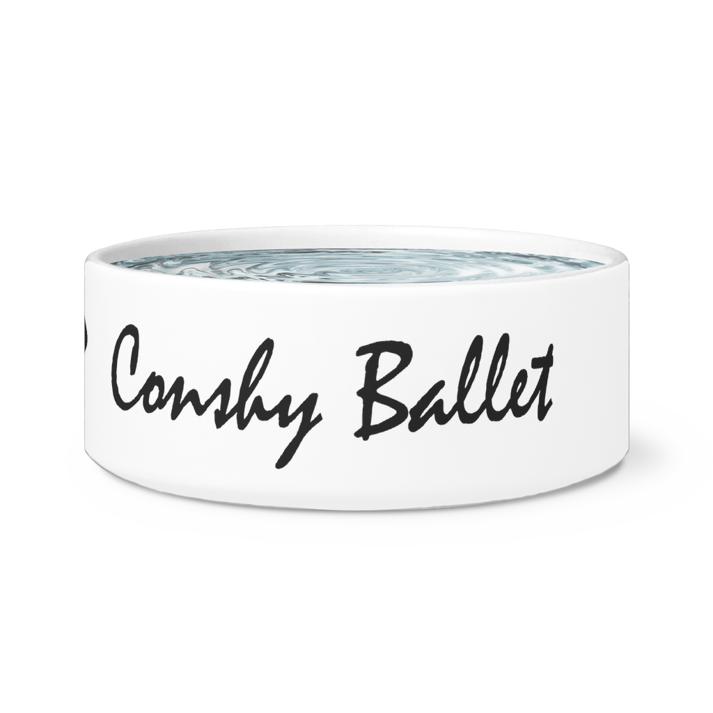 Support The Arts Conshy Ballet Dog Bowl