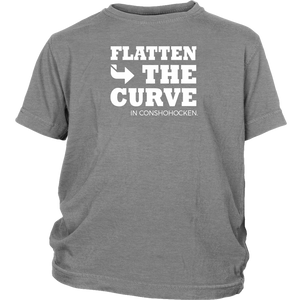 Flatten The Curve in Conshohocken - Youth T-Shirt