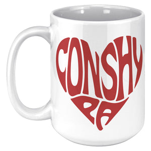 Conshy PA Heart Mug