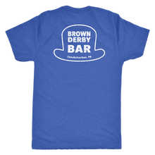 Brown Derby Bar Double Sided Mens Triblend T-Shirt