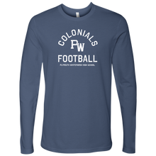 PW Colonials Football Mens 100% Cotton Long Sleeve Shirt