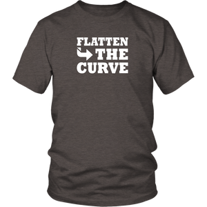 Flatten The Curve - Adult T-Shirt