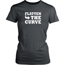 Flatten The Curve - Womens T-Shirt