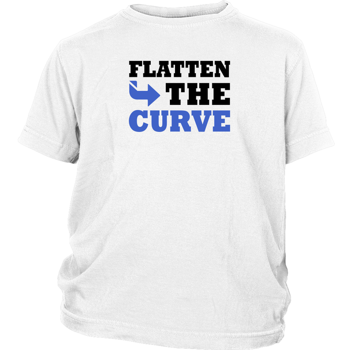 Flatten The Curve  - Youth T-Shirt