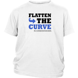 Flatten The Curve in Conshohocken - Youth T-Shirt