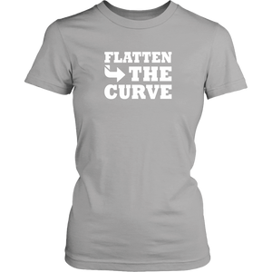 Flatten The Curve - Womens T-Shirt