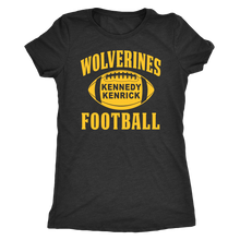 Kennedy Kenrick Wolverines Football Womens T-Shirt