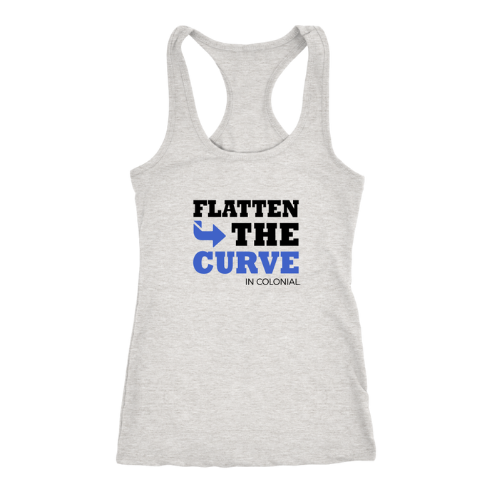 Flatten The Curve in Colonial - Womens Tank