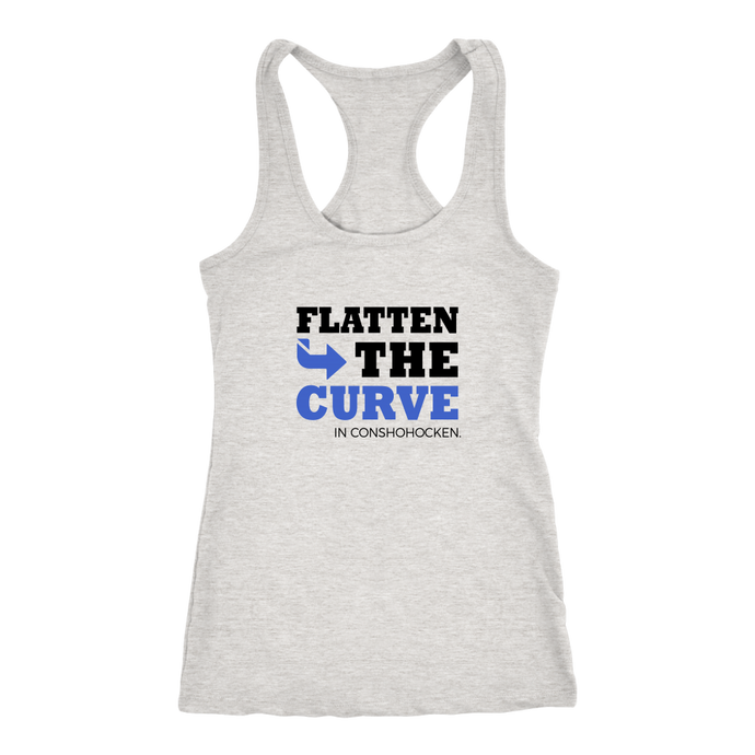 Flatten The Curve in Conshohocken - Womens Tank