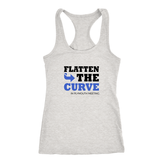 Flatten The Curve in Plymouth Meeting - Womens Tank