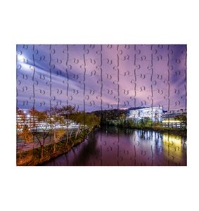 Conshohocken Riverfront at Night Puzzle