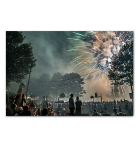 Conshohocken Independence Day Fireworks Scene 32 x 48