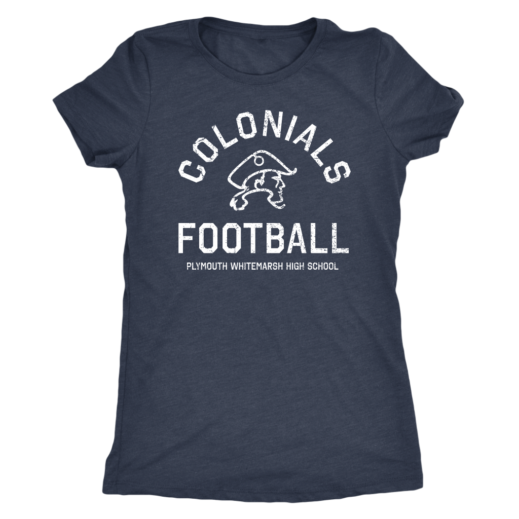 PW Colonials Football Womens Triblend T-shirt