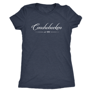 Conshohocken Est 1830 Womens Triblend T-Shirt