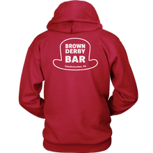 Brown Derby Bar Double Sided Hoodie