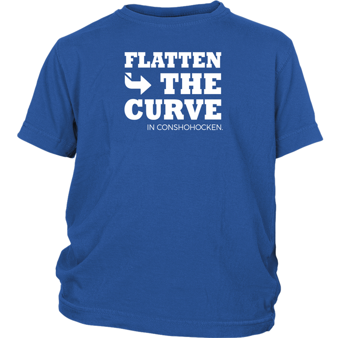 Flatten The Curve in Conshohocken - Youth T-Shirt
